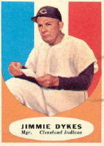 1961 Topps Baseball Cards      222     Jimmy Dykes MG